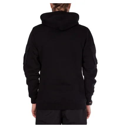 Han Kjobenhavn Casual Hoodie (Schwarz Sleeve Pocket)