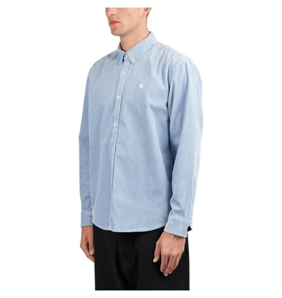 Carhartt WIP L/S Madison Cord Shirt (Blau)