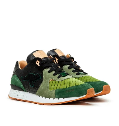 KangaROOS x SneakerBAAS Coil-R2 'Sin City II' Made in Germany (Schwarz / Grün)
