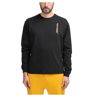 Polythene* Optics Bolt Print Longsleeve (Schwarz / Orange)