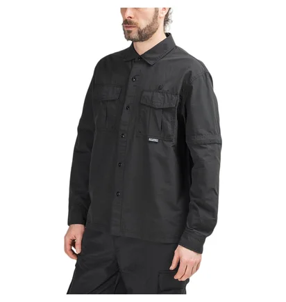 Stüssy Convertible Utility Shirt (Schwarz)