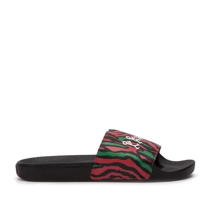 Vans x A Tribe Called Quest MN Slide-On 'ATCQ' Track (Schwarz)