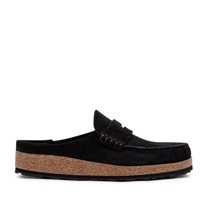 Birkenstock Naples Suede Leather (Schwarz)