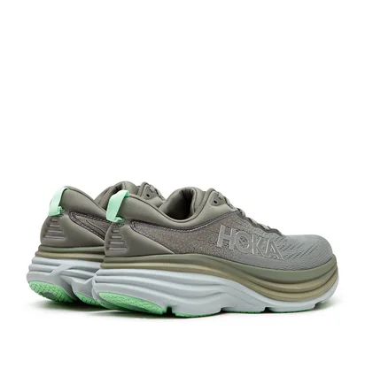 HOKA Bondi 8 (Oliv / Grau)