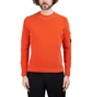 C.P. Company Chenille Cotton Crew Neck Knit (Orange)
