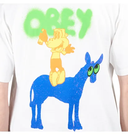 Obey Donkey T-Shirt (Weiß)