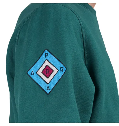 by Parra Blockhaus Crew Neck Sweatshirt (Grün)