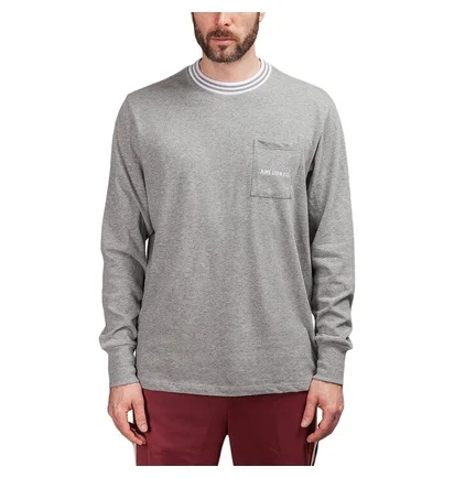 Aimé Leon Dore Ribbed Collar Longsleeve (Grau)