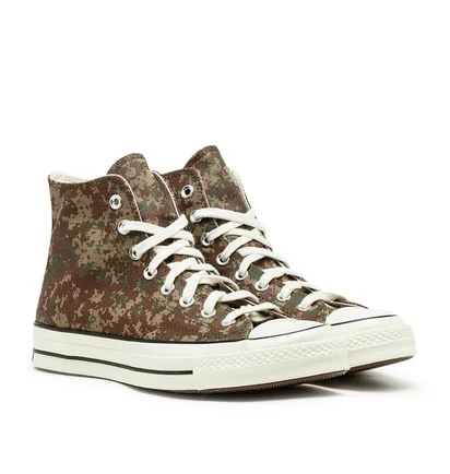 Converse Chuck 70 Hi Digital Camo (Braun / Olive)