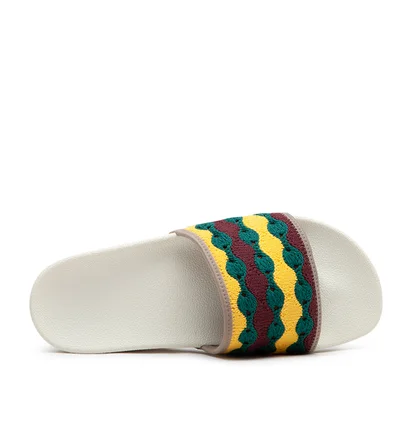adidas Adilette (Gelb / Grün / Weiß)