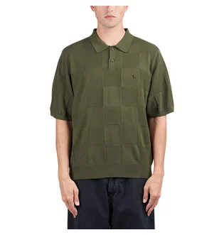 Carhartt WIP S/S Checker Polo (Grün)