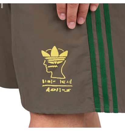 adidas x Brain Dead Shorts (Grün)