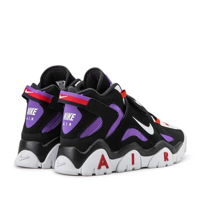 Nike Air Barrage Mid QS (Schwarz / Weiß / Lila)