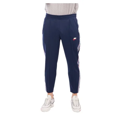 Nike NSW Taped Poly Pants (Dunkelblau / Weiß)