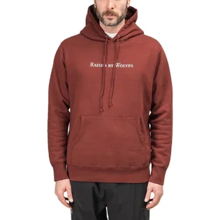 Raised by Wolves Logotype Hoodie (Weinrot)