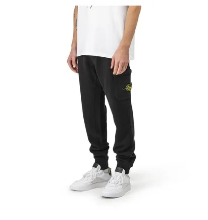 Stone Island Garment Dyed Cargo Sweatpant (Schwarz)