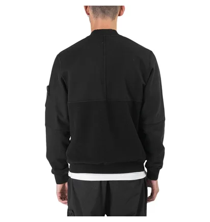 Stone Island Shadow Project Fleece Bomber Jacket (Schwarz)