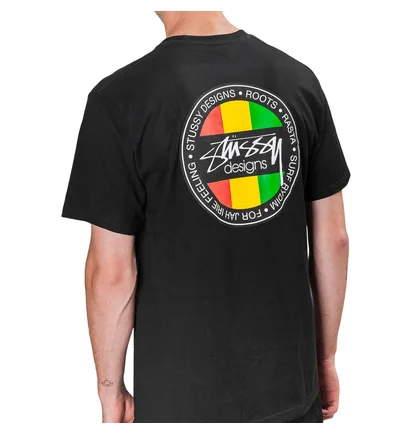 Stüssy Surf Dot Tee (Schwarz)