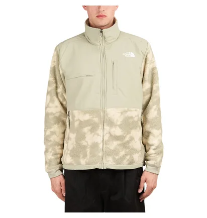 The North Face Printed Denali 2 Fleece Jacket (Beige / Grün)