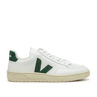 Veja V-12 Leather (Weiß / Grün)