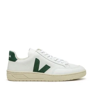 Veja V-12 Leather (Weiß / Grün)