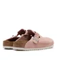 Birkenstock Boston Soft Footbed Suede Leather (Rosa)