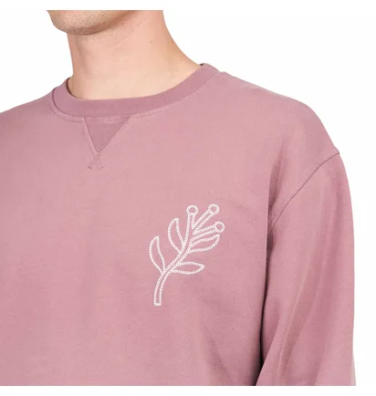 by Parra Duck Attack Crew Neck Sweatshirt (Rosa)