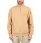 Carhartt WIP Half Zip American Script Sweat (Braun)