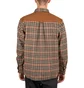Carhartt WIP L/S Asher Shirt Check Leather (Braun / Orange)