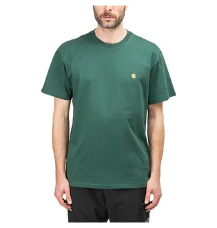Carhartt WIP S/S Chase T-Shirt (Grün / Gold)