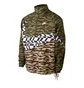 Nike Sportswear AOP Swoosh Woven Half Zip (Olive / Weiß)