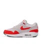 Nike WMNS Air Max 1 (Hellgrau / Rot)