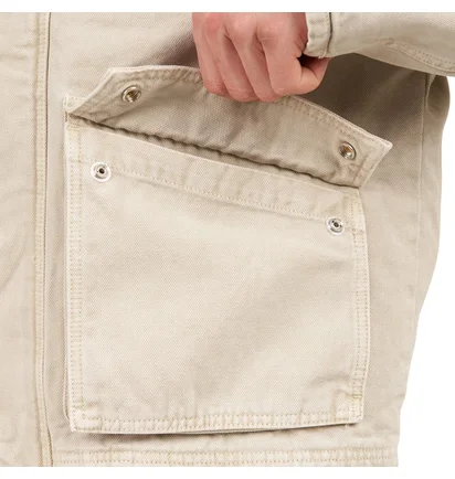 Stüssy Washed Canvas Shop Jacket (Beige)