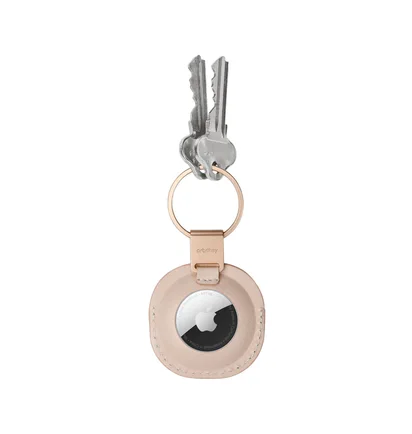 Orbitkey Leather Holder for AirTag (Rosa)