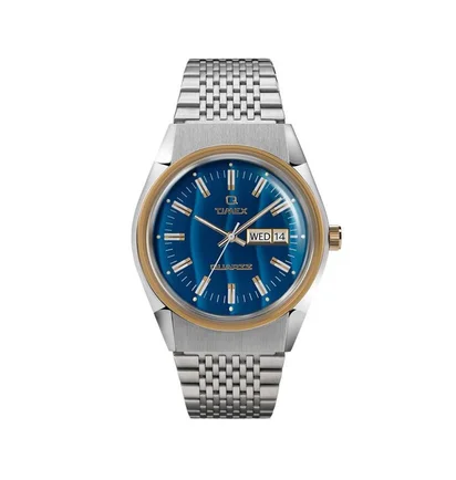 Timex Archive Q Falcon Eye Reissue 38mm (Silber / Blau)