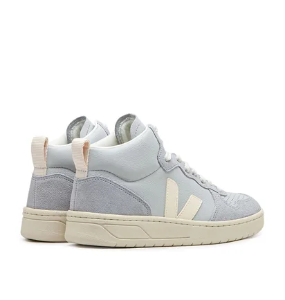 Veja WMNS V-15 Leather (Grau / Creme)