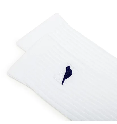 Allike Deck Socks (Weiß / Navy)