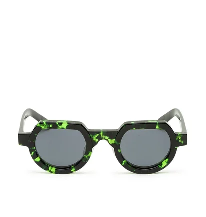 Brain Dead Tani Sunglasses (Schwarz / Grün)