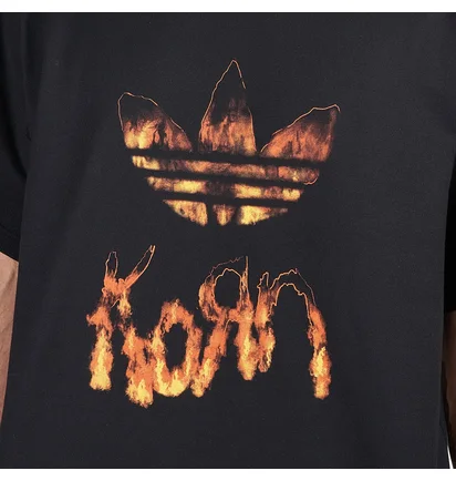 adidas x Korn T-Shirt (Schwarz / Rot)