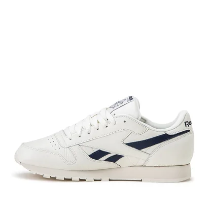 Reebok CL Leather MU (Weiß / Dunkelblau)