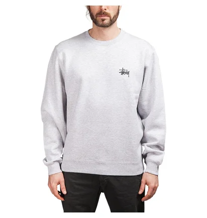 Stüssy Basic Stüssy Crew (Grau)