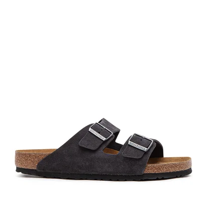 Birkenstock Arizona Soft Footbed Suede (Grau)