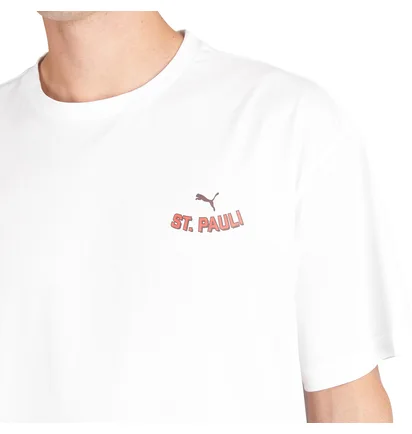 Puma x St. Pauli Graphic T-Shirt (Weiss)