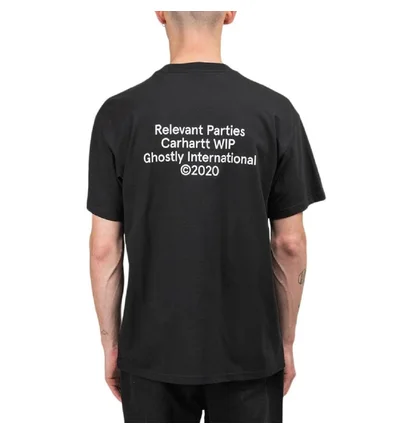 Carhartt WIP x Relevant Parties Ghostly T-Shirt (Schwarz)