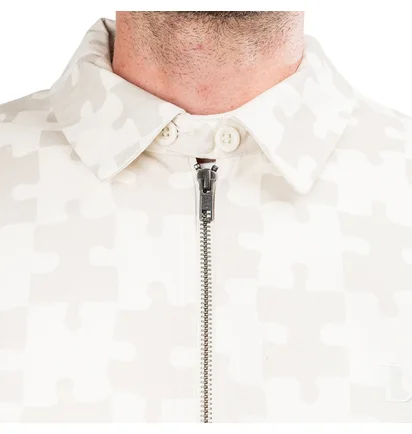 Dime Puzzle Twill Jacket (Beige)
