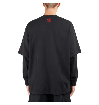 adidas x KORN Long Sleeve Tee (Schwarz / Weiss)