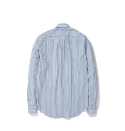 Norse Projects Osvald Seersucker (Blau)