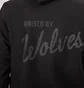 Raised by Wolves Distressed Varsity Hoodie (Schwarz)