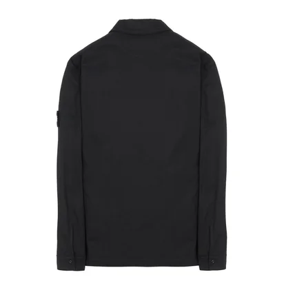Stone Island Canvas Overshirt (Schwarz)