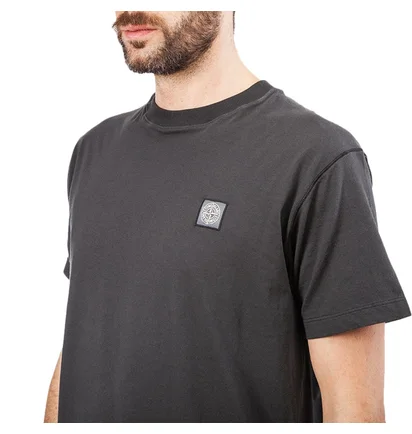 Stone Island Garment Dyed Jersey T-Shirt (Dunkelgrau)